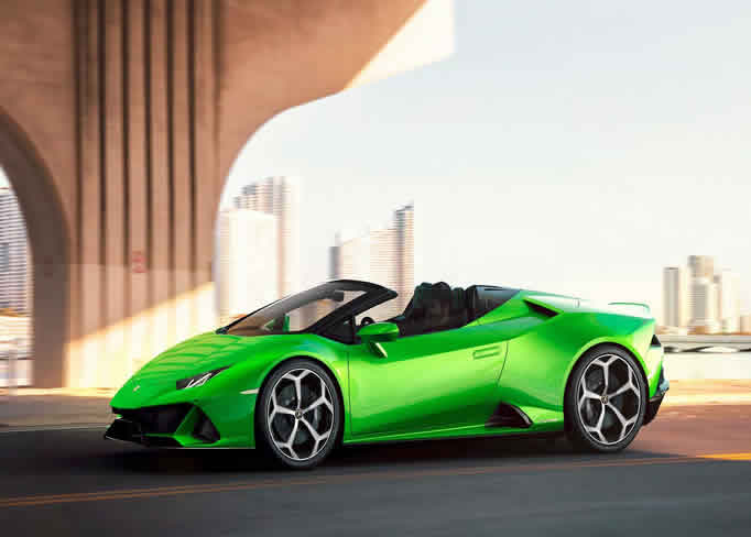 hire Lamborghini-Huracan-Evo-Spyder